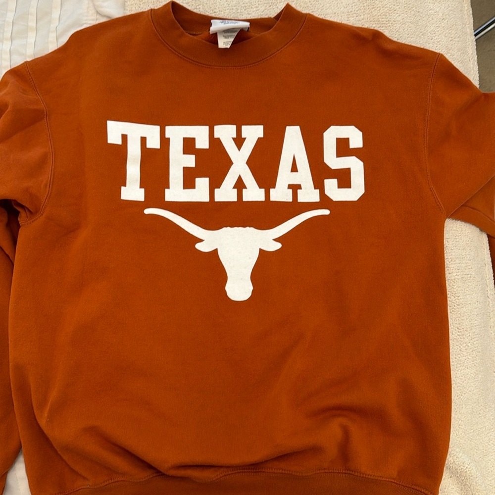 Champion medium UT Austin orange hoodie
